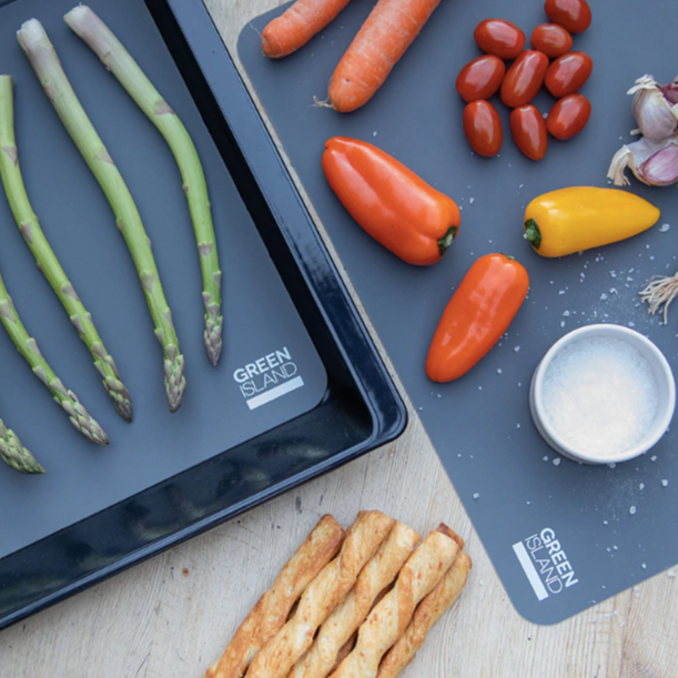 Silicone Baking Mat | 2 Pack | Green Island | Life Before Plastic